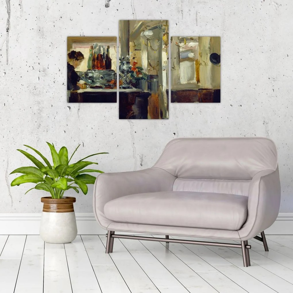 Tablou - Style of Edouard Manet, Bon Bock Cafe, reproducere (90x60 cm)