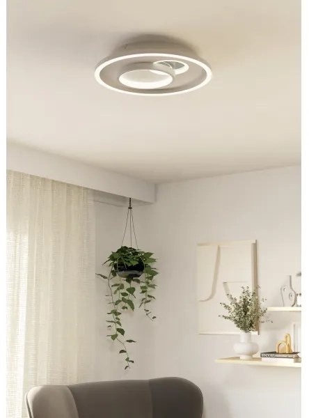 Plafonieră LED Eglo 901246 TIRIOLO 1xLED/14W/230V + 1xLED/8,5W alb