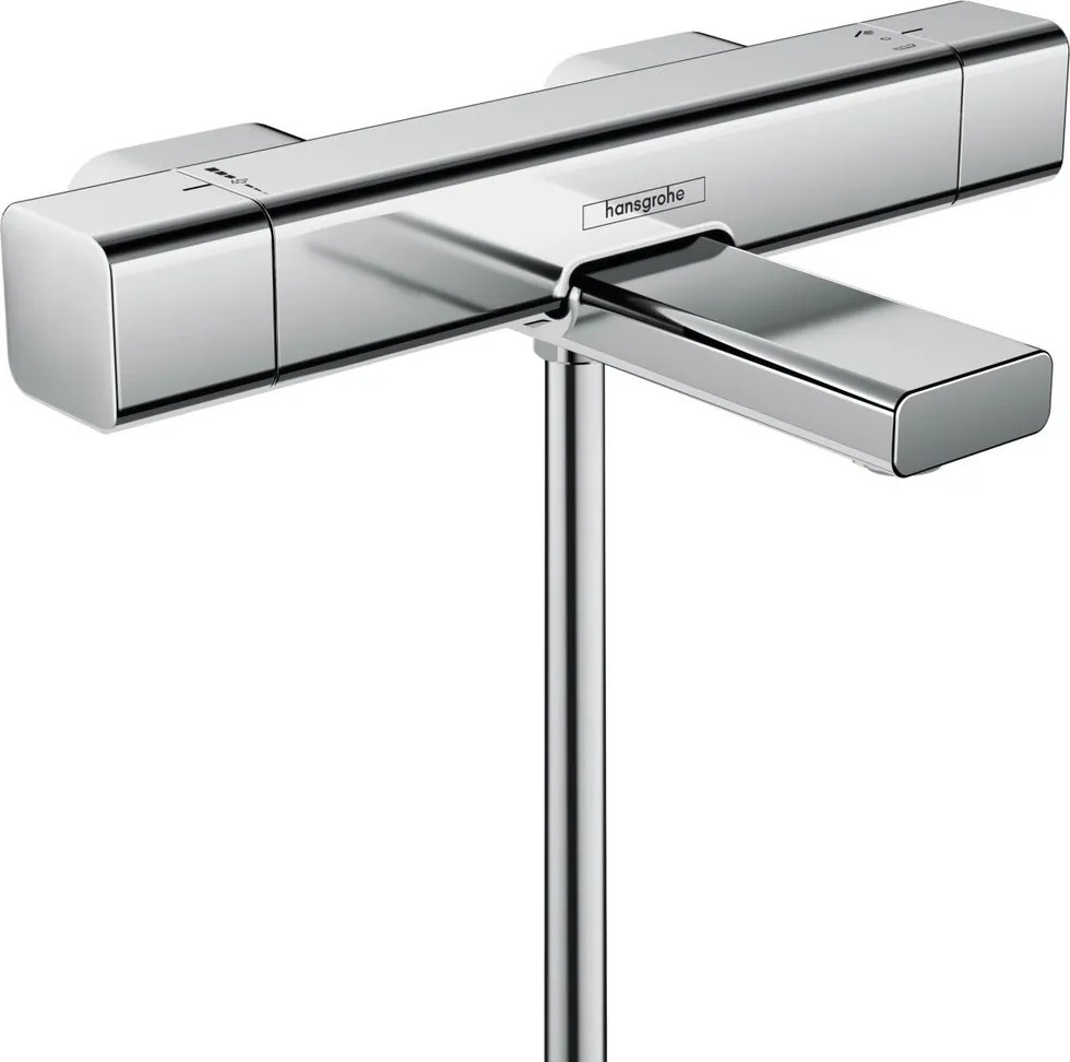 Baterie cada - dus termostatata Hansgrohe Ecostat E crom