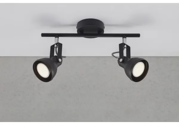 Spot Nordlux ASLAK 2xGU10/35W/230V negru