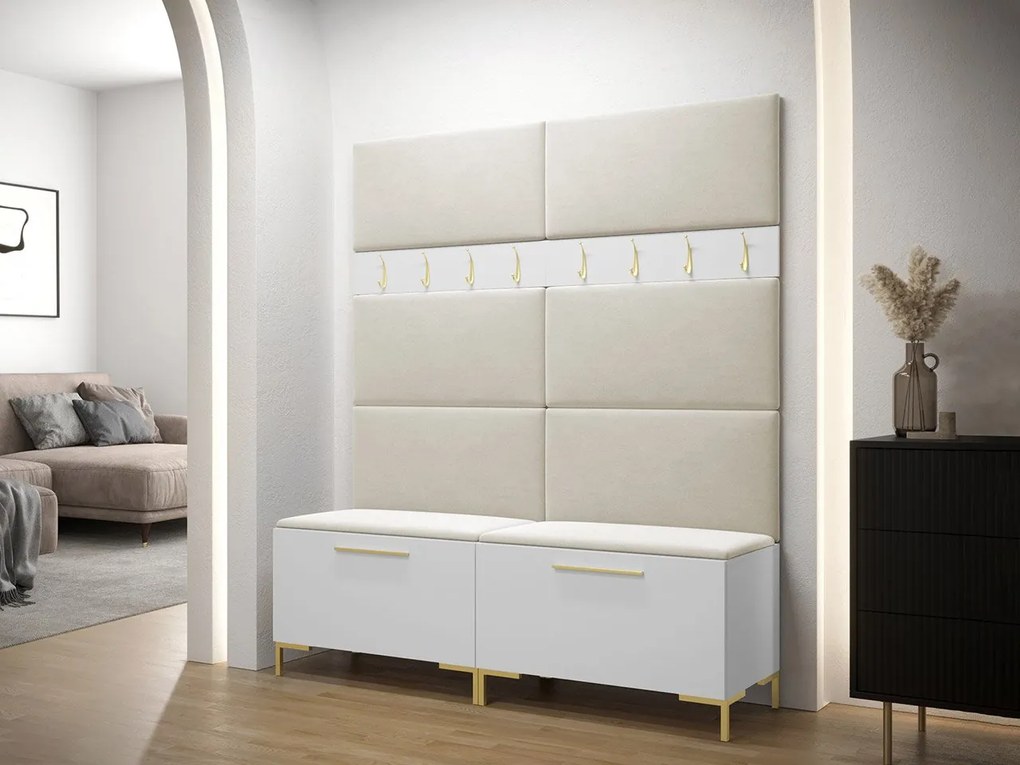 Set mobilier hol Frisala II (Alb) (Manila 02). 1060431