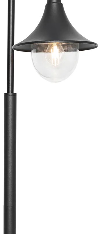 Lanternă clasică de exterior neagră 125 cm IP44 - Daphne