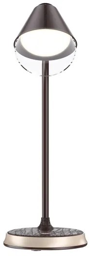 Immax 08971L - Lampă de birou LED reglabilă FINCH LED/9W/12/230V maro/auriu