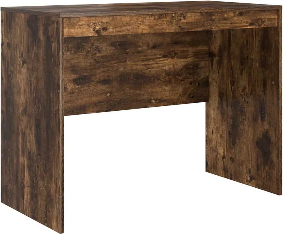 vidaXL Birou Stejar fumuriu 100 x 50 x 76 cm