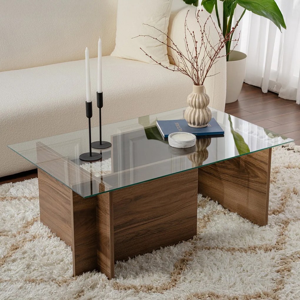 Masă de cafea Vetrino Walnut