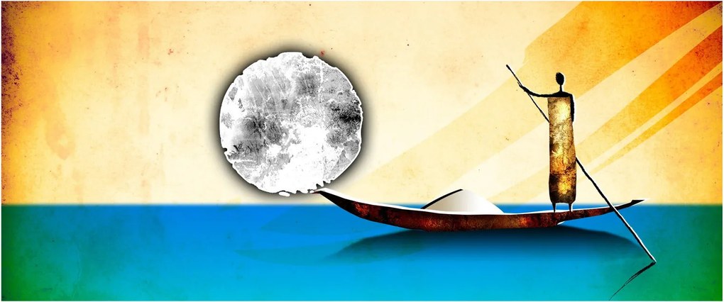 Tablou - Pictură străveche (120x50 cm)