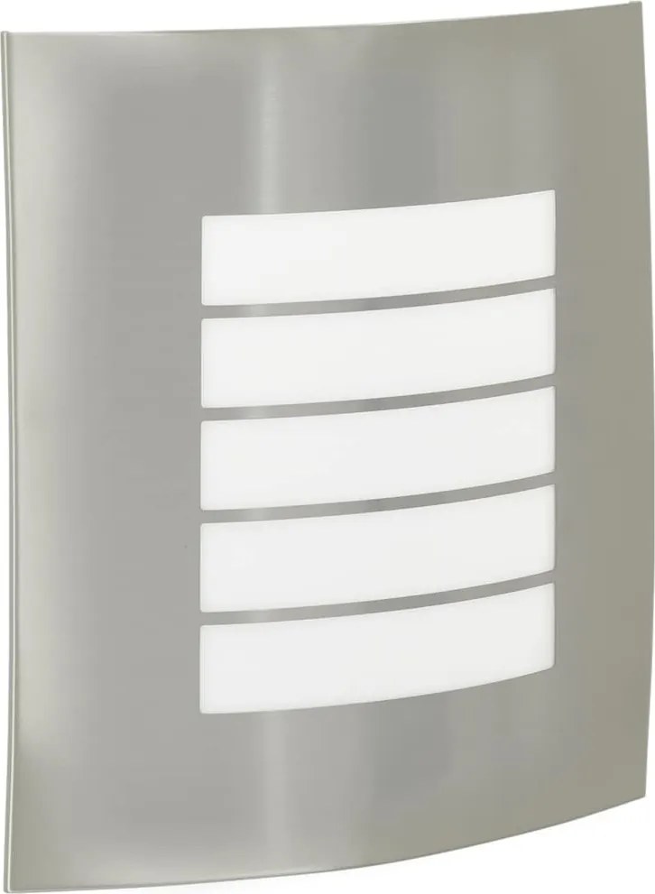 vidaXL Lumină de perete pentru exterior Argintiu 23.5 x 9 x 26 cm