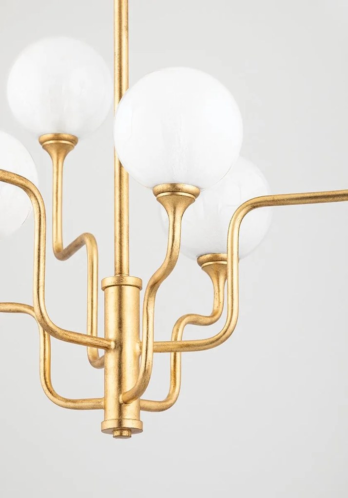Candelabru design modern ONYX cu 6 surse de lumina