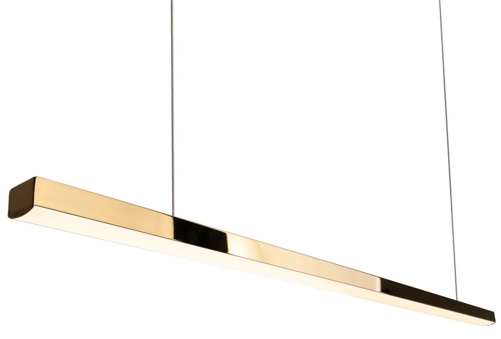 Lustra LED dimabila design modern TRIO 1 auriu