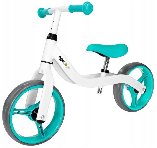 Bicicletă copii fără pedale WHITE TURQUOISE