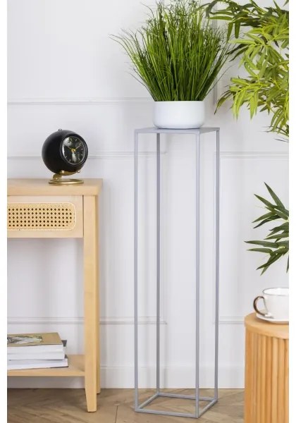 Suport de flori 100x24 cm gri