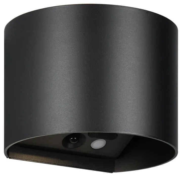 Corp de iluminat pentru exterior LED de perete cu senzor de mișcare cu USB (înălțime 10 cm) Genie – Trio