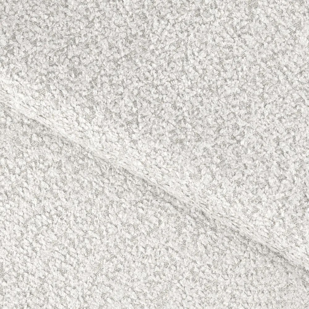 Colțar crem extensibil cu tapițerie din țesătură bouclé (cu colț pe partea dreaptă/în formă de "U") Feraria – ELTAP