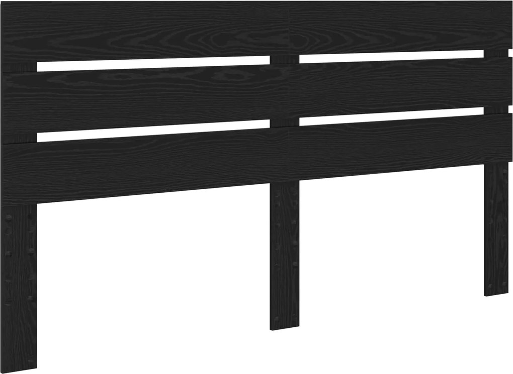 vidaXL Tăblie cap Stejar Negru 160 cm Lemn compozit
