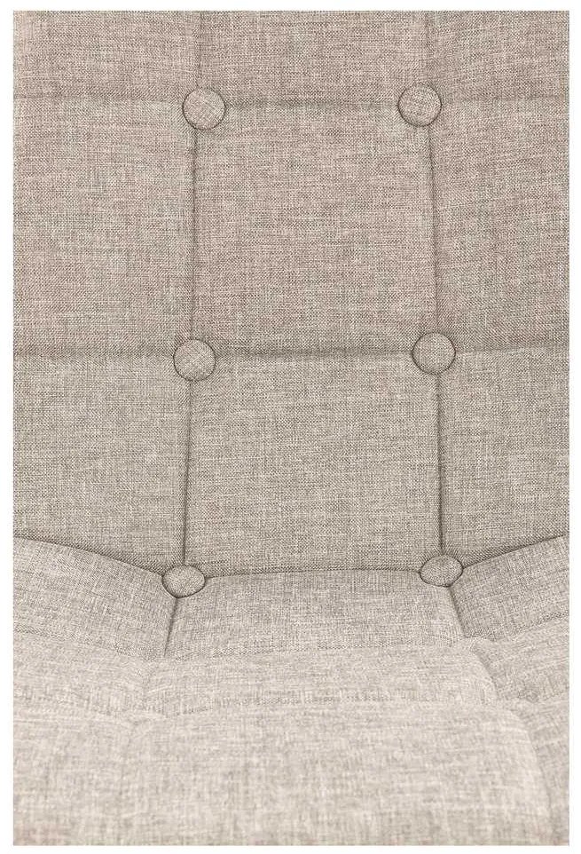 Scaun de bucătărie Zina, bej / lemn natural