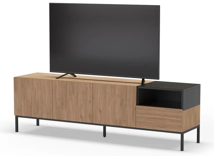Comodă TV în culoare naturală 180x55 cm Cailin – Marckeric
