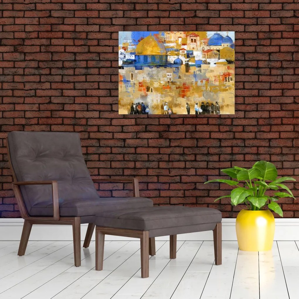 Tablou - Zidul plângerii, Ierusalim, Israel (70x50 cm)