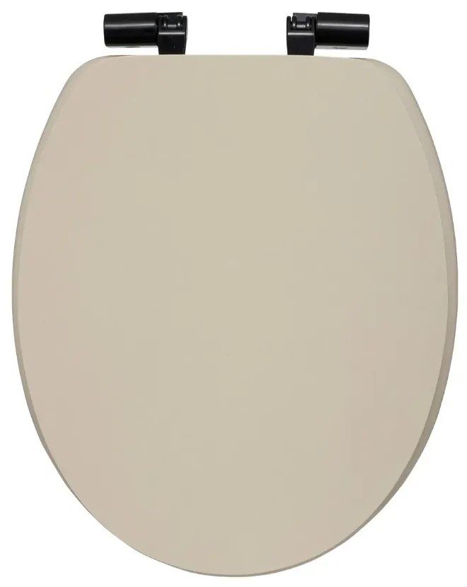 Capac toaleta Onyx Biege, universal, MDF,  37.5 x 50 x H5.2 cm