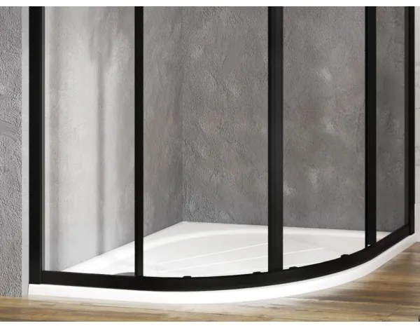 Ravak XA237701010 - Tavă de duș ELIPSO, în formă de sfert de cerc, 90 x 90 cm, albă