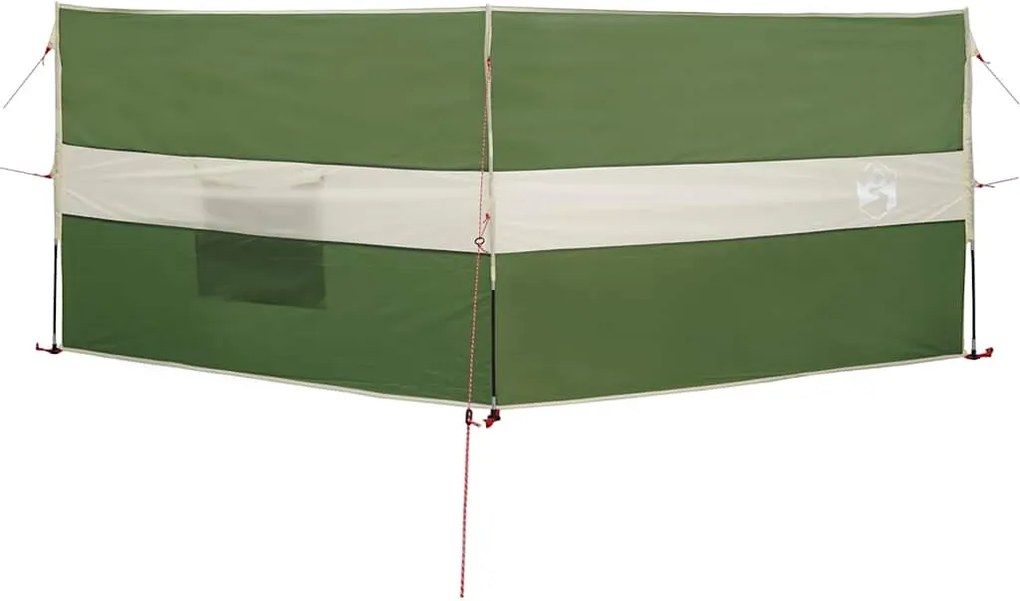 vidaXL Paravan de camping verde 344x120 cm impermeabil