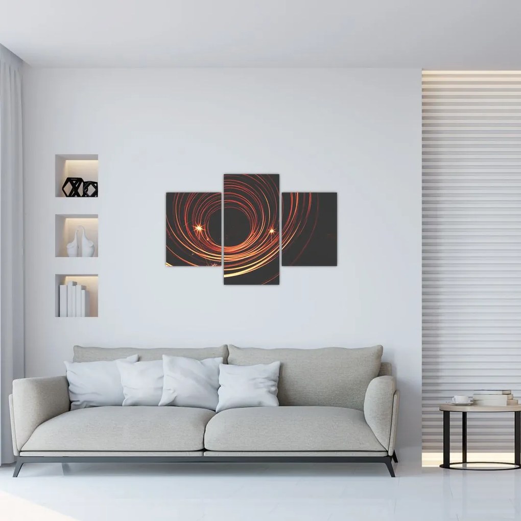 Tabloul cu linii abstracte (90x60 cm)