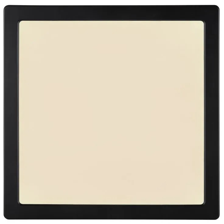Plafoniera LED design modern LASSE negru 29,1x29,1cm