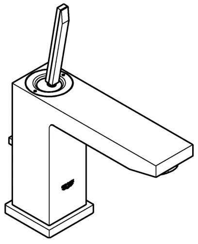 GROHE 23657000 - Baterie pentru lavoar EUROCUBE JOY, mărime M, crom lucios