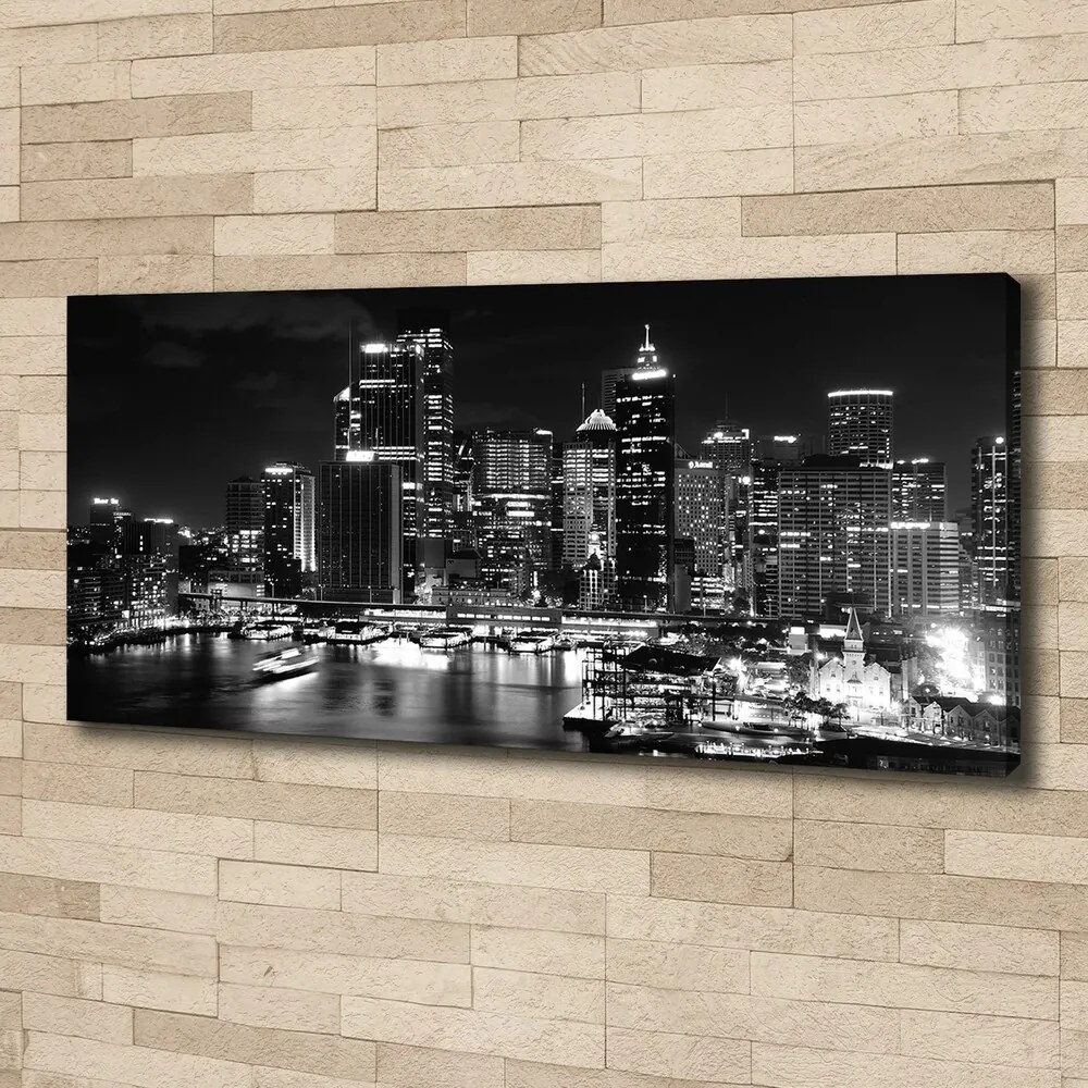 Tablou pe pânză canvas Sydney pe timp de noapte