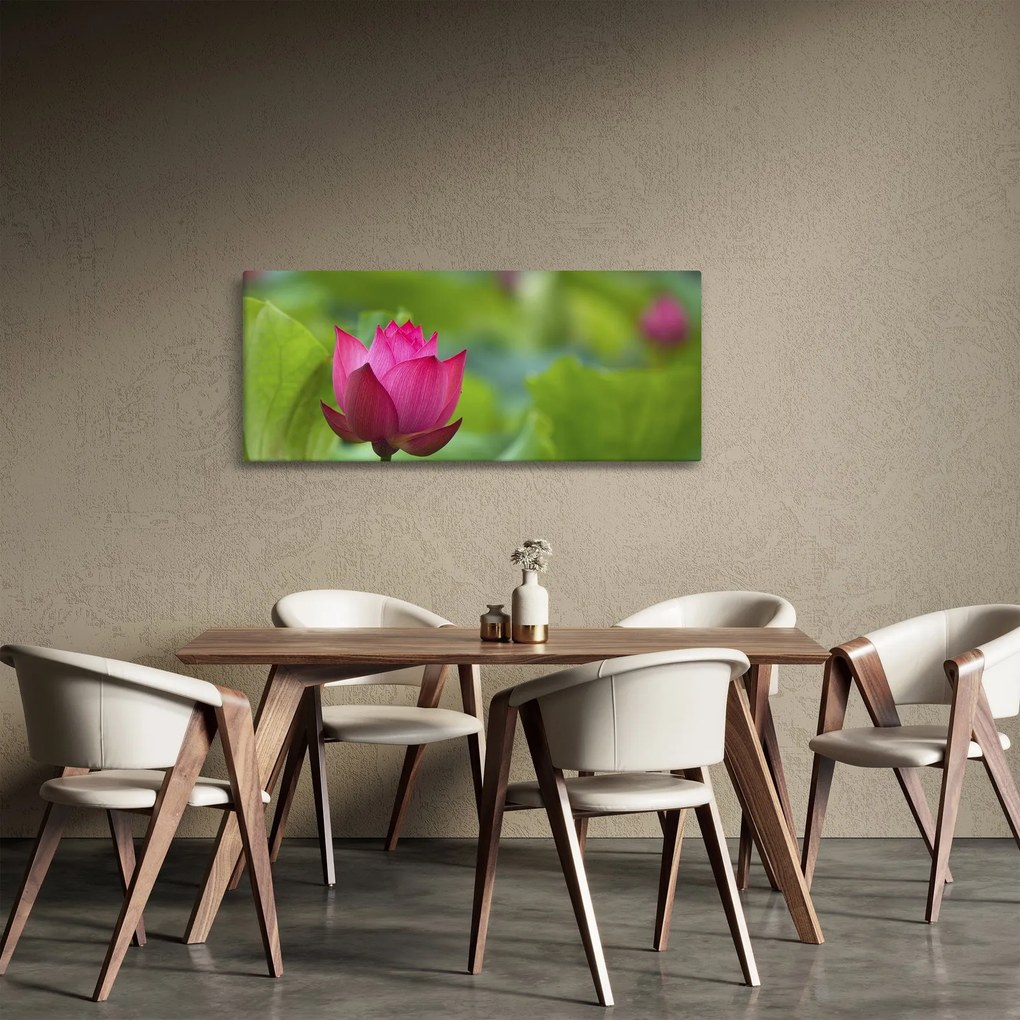 Tablou - floare de apă (120x50 cm)