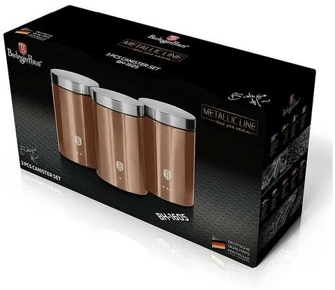 Set doze 3 piese Berlinger Haus Rosegold MetallicLine