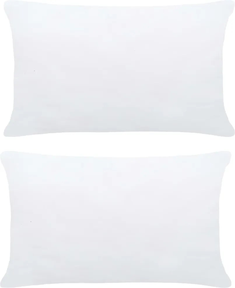 vidaXL Umpluturi de perne, 2 buc., alb, 60 x 40 cm
