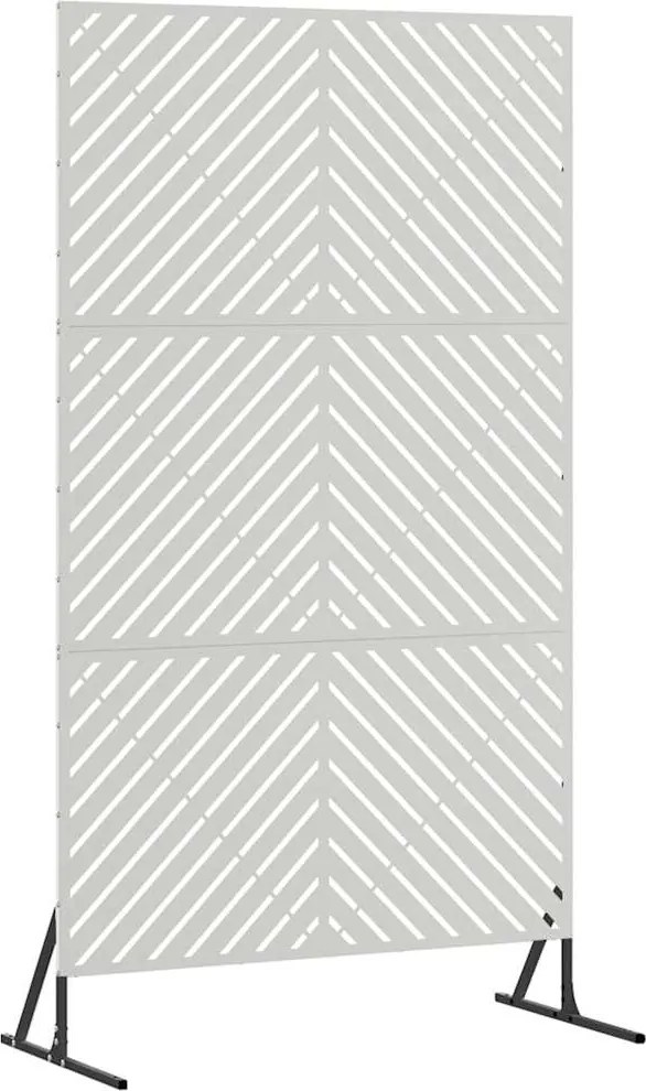 vidaXL Ecran de intimitate Gri 100 x 50 x 180 cm Oțel