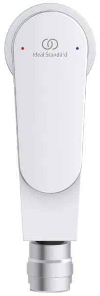 Baterie bideu Ideal Standard Cerafine O argintiu mat cu ventil click-clack inclus BD716SI Argintiu mat