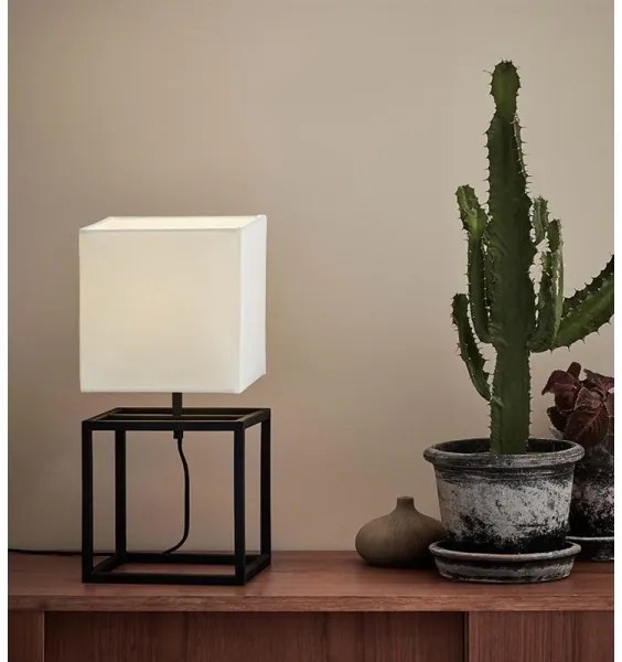 Markslöjd 107306 - Lampă de masă CUBE 1xE27/60W/230V