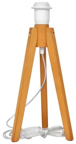 Lampă de masă ALBA 1xE27/15W/230V alb/stejar