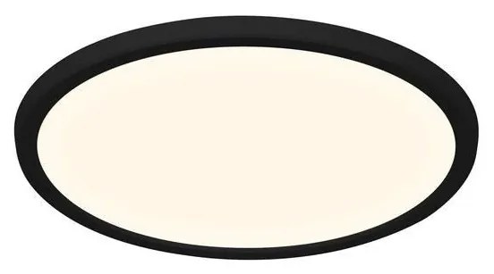 Plafoniera LED design silm IP54 baie Oja 29 negru 3000-4000K 2015026103 NL