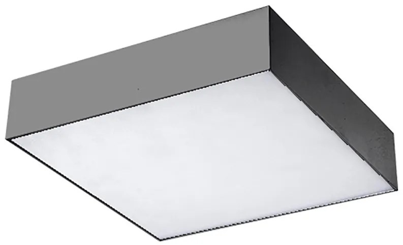 Plafoniera LED design slim MONZA S 40 3000K neagra