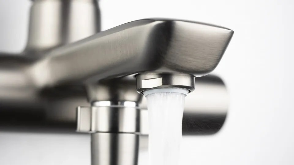 ARNIKA Baterie pentru Cadă, Montare pe Perete, finisaj titan BQA_D10N