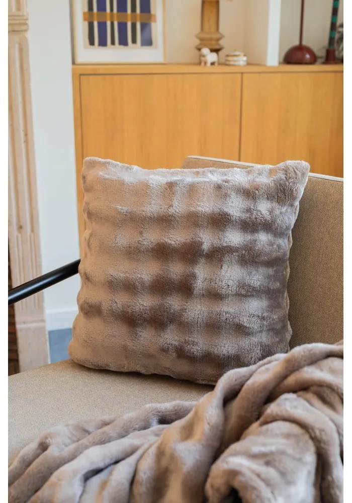 Pernă decorativă din micropluș/cocolino 45x45 cm Wave – Tiseco Home Studio