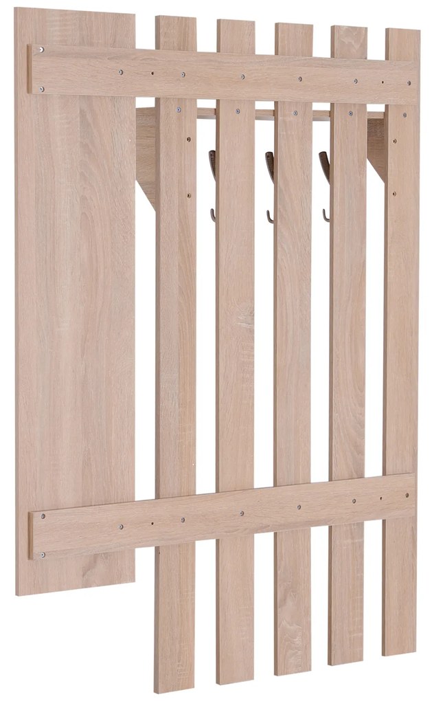 HOMCOM Dulap Pantofi 3 in 1, cu Cuier si Oglinda, Sertare Spațioase, Scaun Rezistent, 90x24x116 cm | Aosom Romania