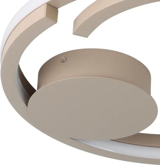 Plafonieră Eglo MEZZOMONTE 901823-LED, 2x LED/20 W/230 V, Ø 48 cm, bej+telecomandă