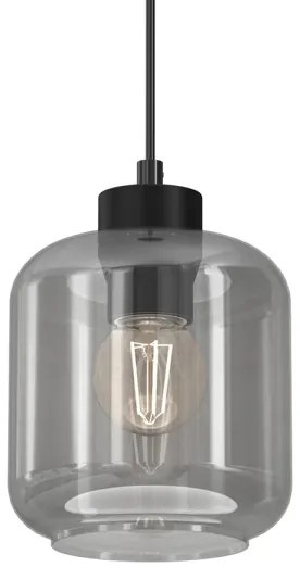 Lustră pe cablu SOMBRA 1xE27/60W/230V gri