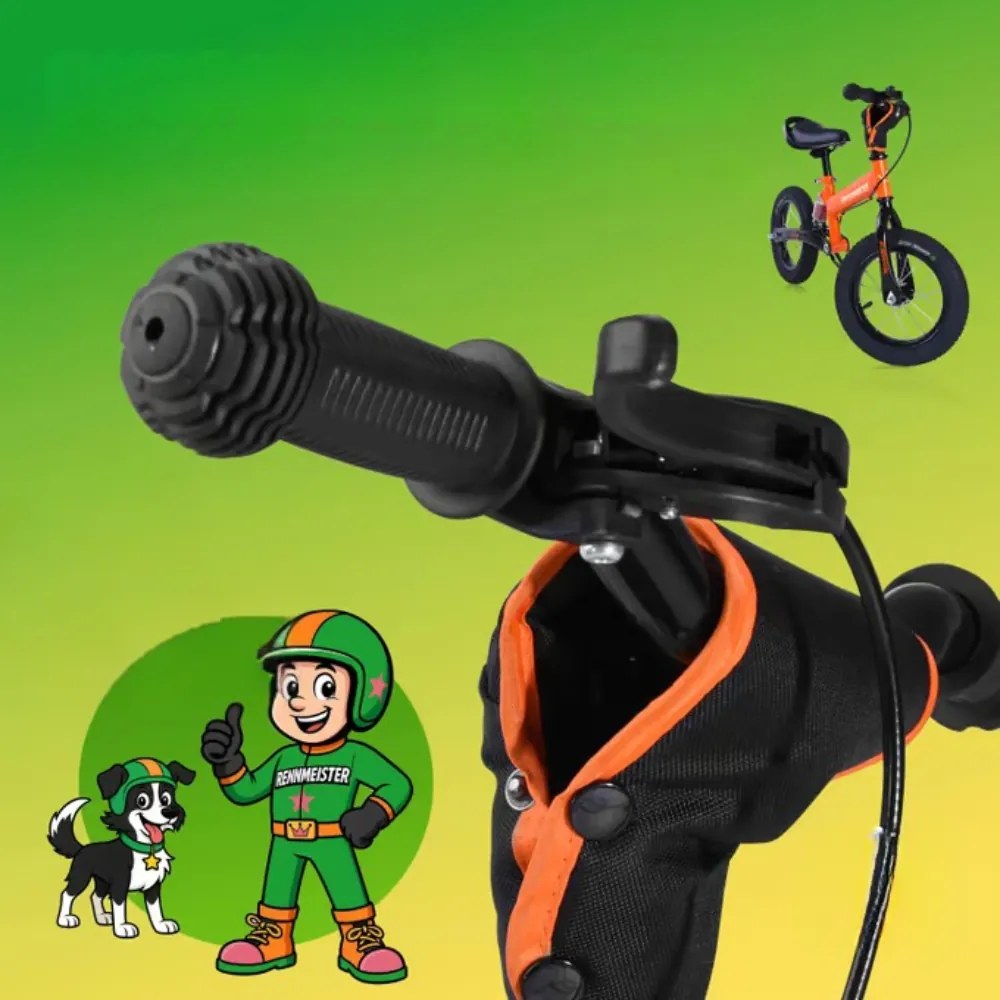 Bicicletă fără pedale pentru copii QUIDO, de la 3 ani, portocaliu Rennmeister