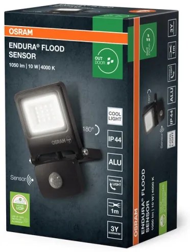 Osram - Proiector LED cu senzor ENDURA LED/10W/230V 4000K IP44