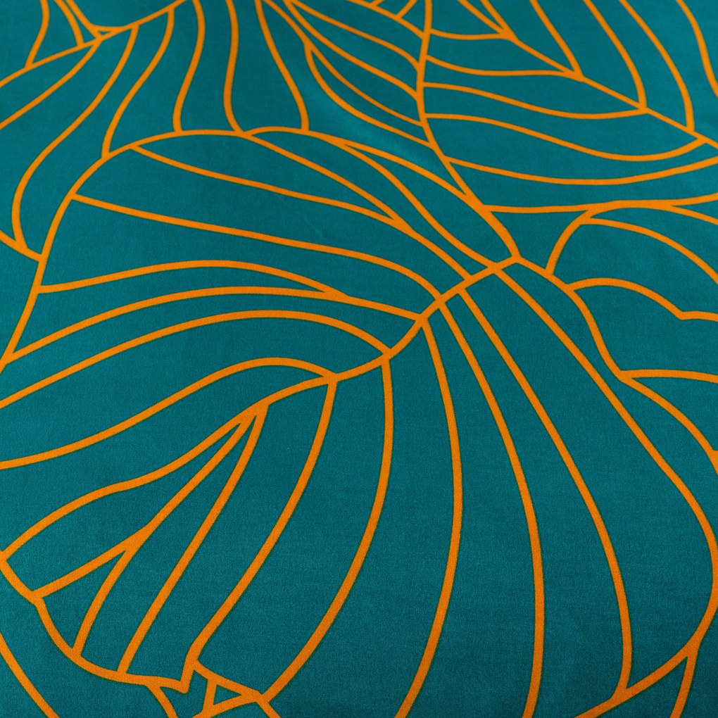 Lenjerie de pat din microfibra FANFARE petrolejové Dimensiune lenjerie de pat: 2 buc 70 x 90 cm | 200 x 220 cm