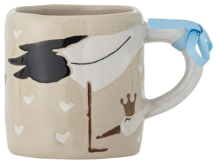 Cană pentru copii bej din ceramică 225 ml Bambino – Bloomingville Mini