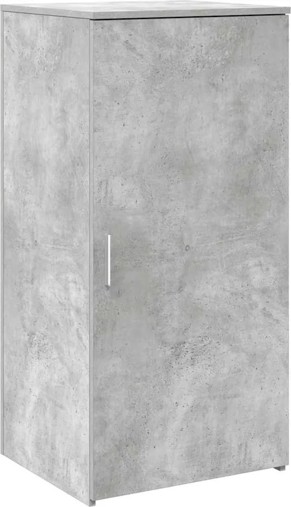 vidaXL Dulap de depozitare, gri beton, 50x45x103,5 cm, lemn prelucrat