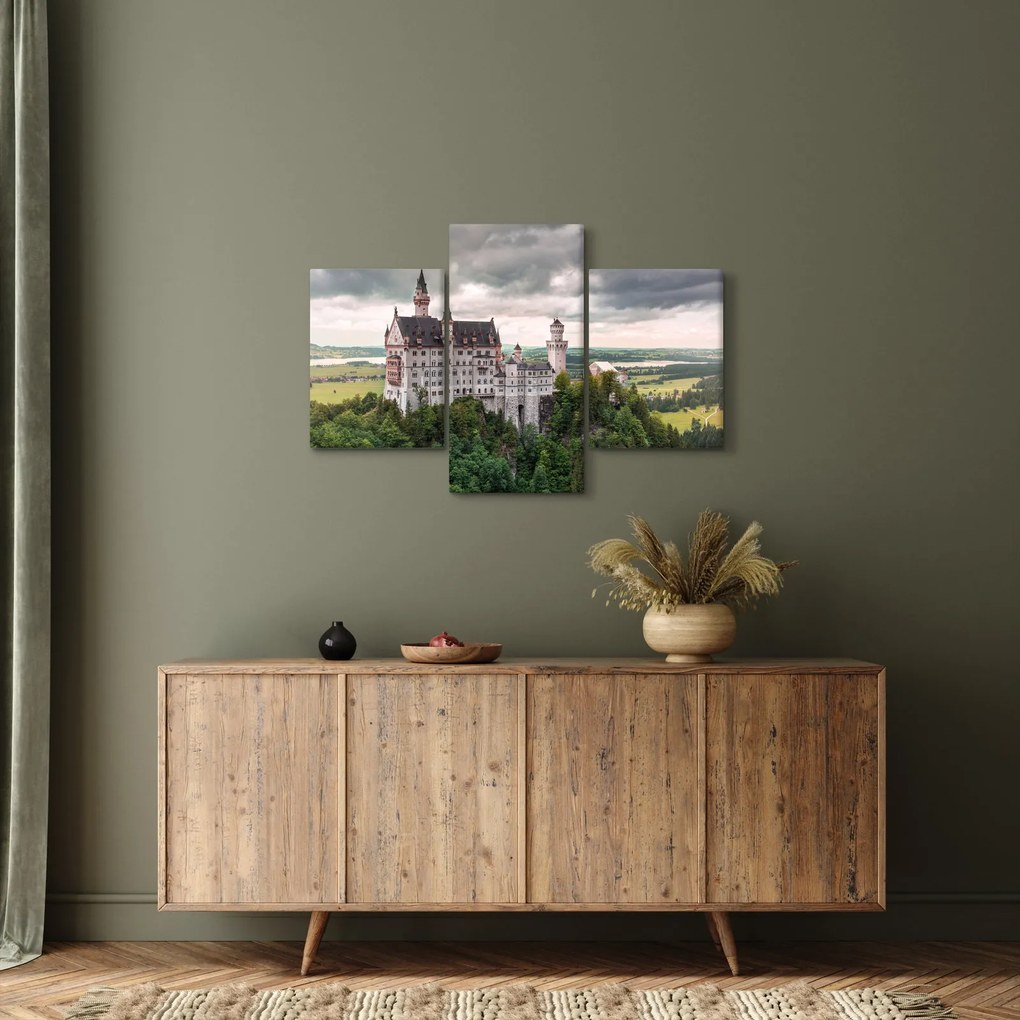 Tablou - Castelul pe stânci (90x60 cm)