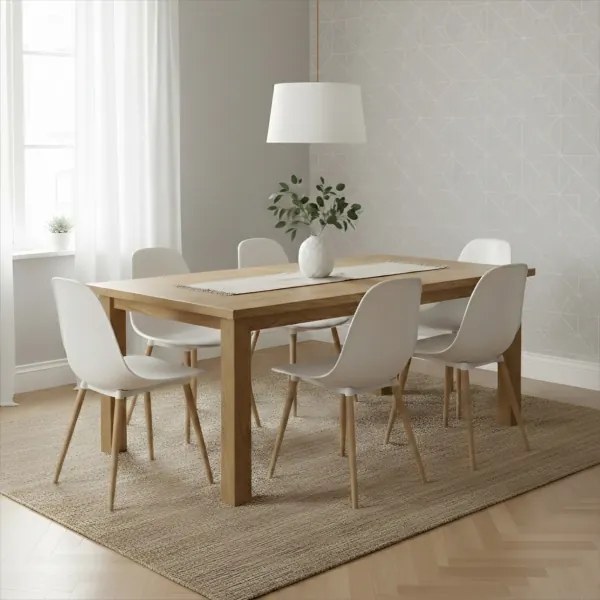 Lustră pe cablu AIDA 1xE27/60W/230V, diam. 35 cm, stejar/maro/alb