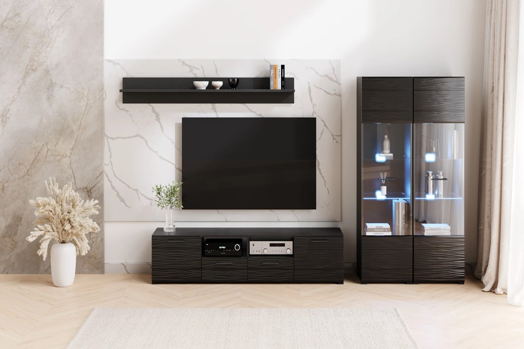 Set mobilier living Factor 1 - negru